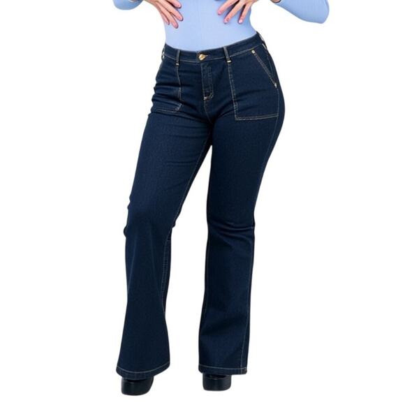 Michael Kors Women’s Jeans Size 12 High Rise Dark Wash Denim Pockets - Picture 1 of 11